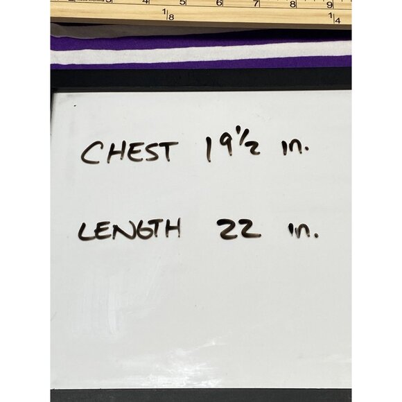 Vintage Disney Store Lady & the Tramp Embroidered T-Shirt Medium Purple Stripes - Picture 5 of 9